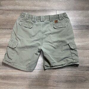 Carhartt Carpenter Shorts Size 40 x 9  Green Workwear